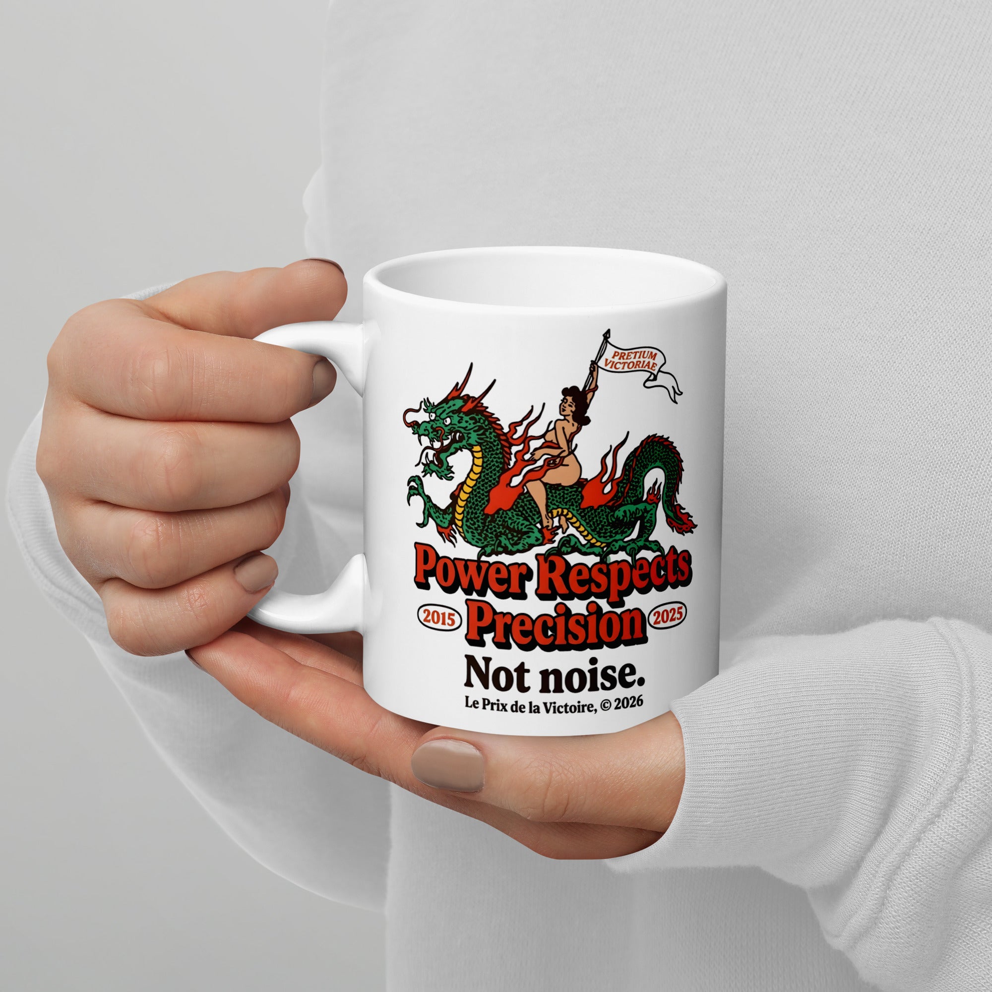 Buy Now Online Power Respects Precision Not Noise Machiavelli Stoicism Quote White Glossy Coffee Mug – Inspirational Philosophical - PRETIUM VICTORIAE© - https://pretium-victoriae.com