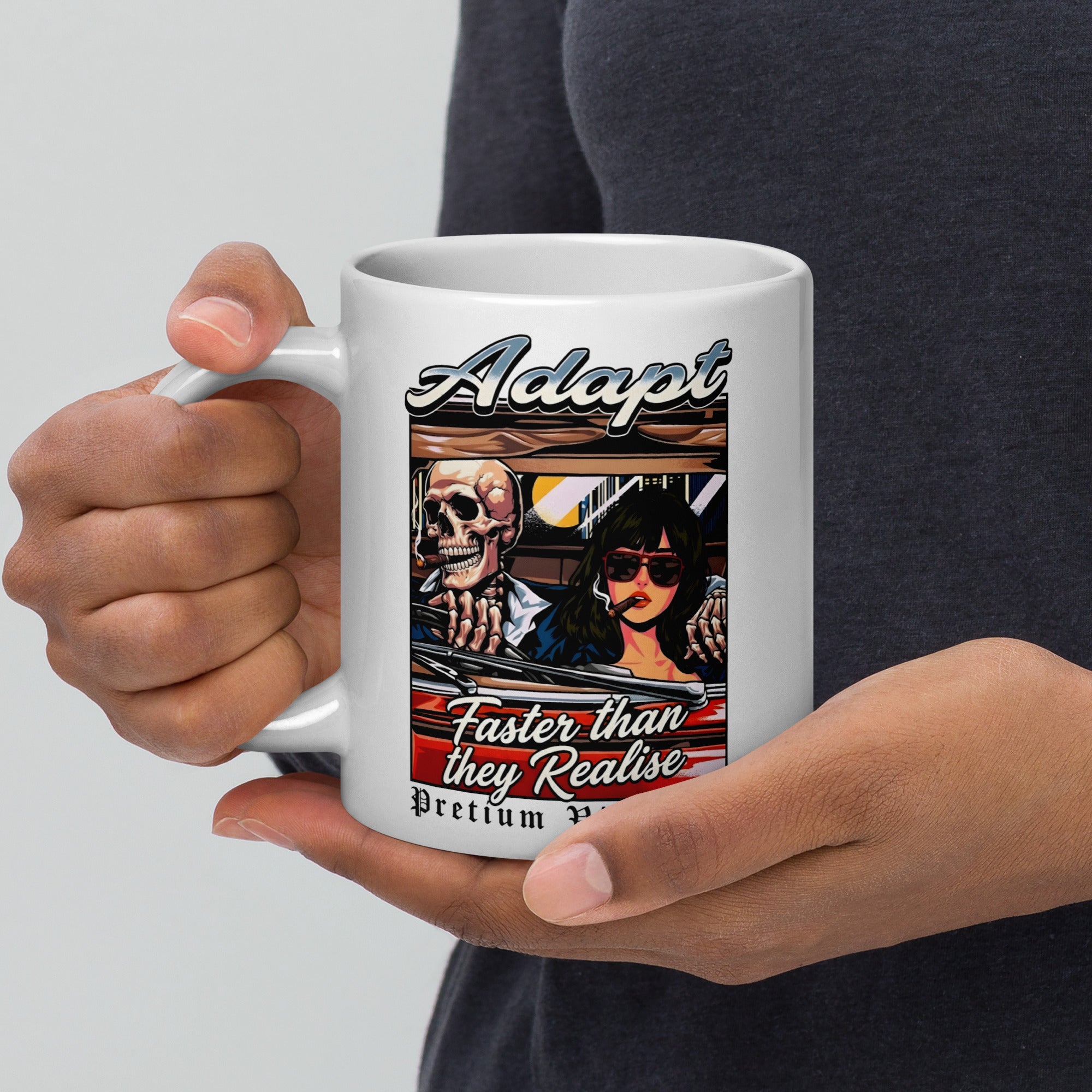 Buy Now Online Adapt Faster Than They Realise Machiavelli Stoicism Quote White Glossy Coffee Mug – Inspirational Philosophy - PRETIUM VICTORIAE© - https://pretium-victoriae.com